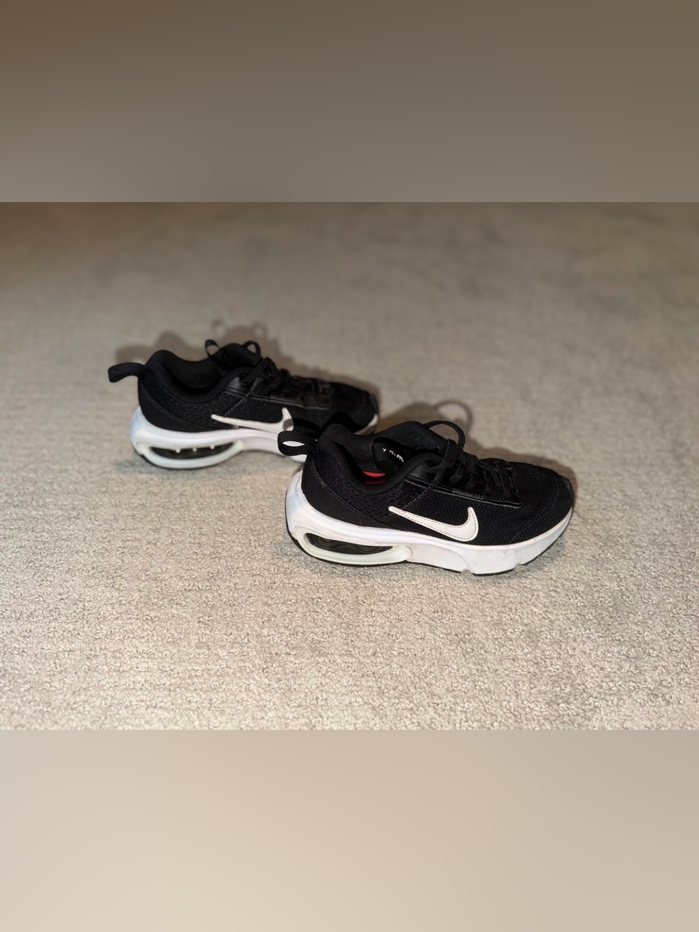 Nike Air Max Unisex Kids Sneakers Black/White Size 13C